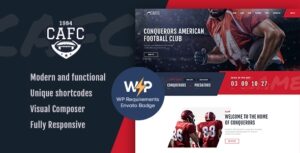 Conquerors | Chủ đề WordPress Bóng bầu dục Mỹ & NFL