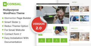 Consal - Chủ đề WordPress cho Cơ quan Kinh doanh Doanh nghiệp