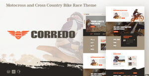 Corredo | Chủ đề WordPress về sự kiện thể thao và đua xe đạp