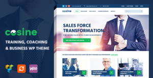 Cosine - Chủ đề WordPress về đào tạo và huấn luyện