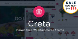 Creta - Chủ đề WordPress WooCommerce cho cửa hàng hoa
