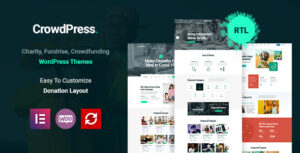 CrowdPress - Chủ đề WordPress đáp ứng cho huy động vốn cộng đồng