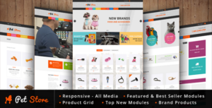 Cửa hàng thú cưng - Chủ đề WordPress WooCommerce