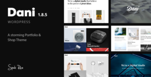 Dani - Một chủ đề WordPress về danh mục đầu tư và cửa hàng đang gây bão