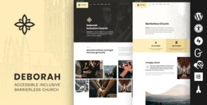 Deborah - Chủ đề WordPress của Nhà thờ toàn diện