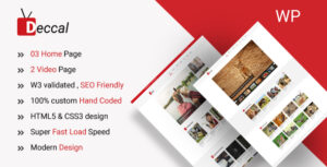 Deccal - Chủ đề WordPress về Blog Video