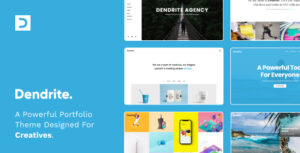 Dendrite - Chủ đề danh mục đầu tư WordPress sáng tạo