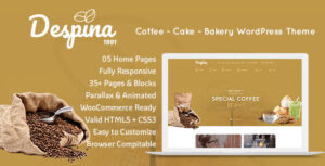 Despina - Chủ đề WordPress cho quán cà phê & cửa hàng cà phê