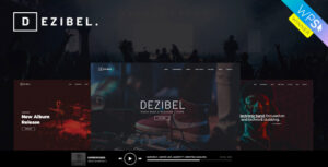 Dezibel - Chủ đề WordPress về ban nhạc và nhạc sĩ
