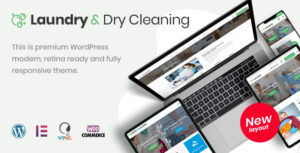 Dịch vụ giặt ủi, giặt khô WordPress Theme