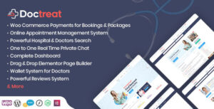 Doctreat - Chủ đề WordPress về danh mục bệnh viện và bác sĩ