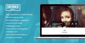 Dreamer - Chủ đề WordPress từ thiện đa năng
