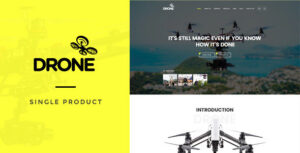 Drone - Chủ đề WordPress Sản phẩm Đơn