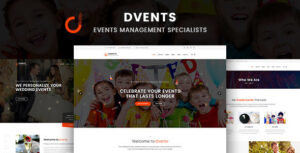 Dvents - Chủ đề WordPress cho các công ty và cơ quan quản lý sự kiện