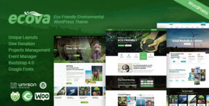 Ecova - Chủ đề WordPress về môi trường sinh thái