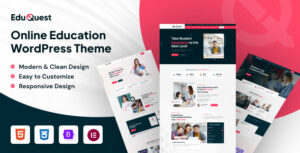 EduQuest – Chủ đề WordPress LMS Giáo dục