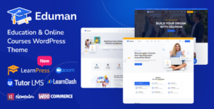Eduman – Chủ đề WordPress về Giáo dục & Khóa học Trực tuyến + RTL