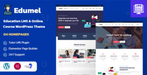 Edumel- Chủ đề WordPress LMS Giáo dục