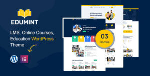 Edumint – LMS, Khóa học trực tuyến, Chủ đề WordPress về giáo dục