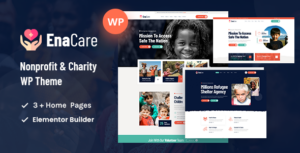 Enacare - Chủ đề WordPress của tổ chức phi lợi nhuận và từ thiện + RTL
