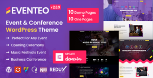 Eventeo - Chủ đề WordPress cho sự kiện và hội nghị