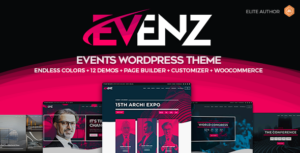 Evenz - Chủ đề WordPress cho Hội nghị và Sự kiện