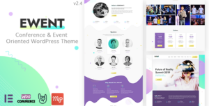 Ewent - Chủ đề WordPress hướng đến sự kiện và hội nghị