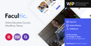 Facultic - Chủ đề WordPress cho khóa học giáo dục trực tuyến
