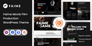 Faime – Chủ đề WordPress về sản xuất phim