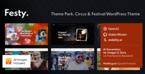 Festy - Chủ đề WordPress về Công viên giải trí, Rạp xiếc & Lễ hội