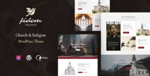 Fidem - Chủ đề WordPress về Nhà thờ & Tôn giáo