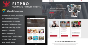 FitPro - Sự kiện Thể dục Thể thao Phòng tập WordPress Theme