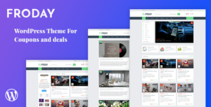 Froday – Chủ đề WordPress về phiếu giảm giá và ưu đãi
