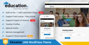 Giáo dục - LMS Responsive WordPress Theme