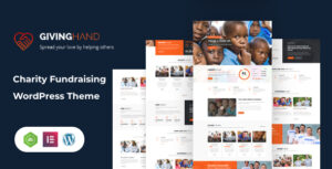 Giving hand - Chủ đề WordPress từ thiện/gây quỹ