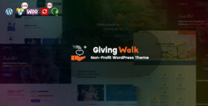 GivingWalk – Chủ đề WordPress đa năng phi lợi nhuận