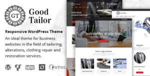 Good Tailor - Chủ đề WordPress về dịch vụ may đo và thời trang