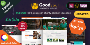 GoodSoul - Chủ đề WordPress từ thiện và gây quỹ