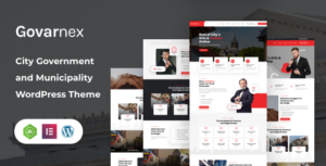 Govarnex - Chủ đề WordPress của Chính quyền thành phố và Đô thị