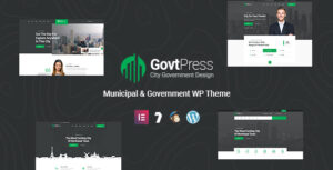 GovtPress - Chủ đề WordPress của chính quyền và thành phố + RTL