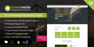 Greeneerio - Chủ đề WordPress về Sinh thái & Môi trường