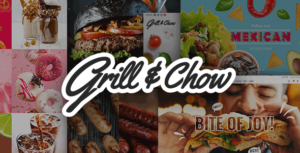 Grill and Chow - Chủ đề đồ ăn nhanh & Pizza