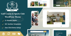 Grulf - Chủ đề WordPress Câu lạc bộ Golf