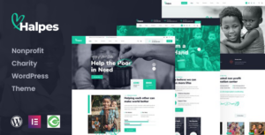 Halpes - Chủ đề WordPress từ thiện phi lợi nhuận