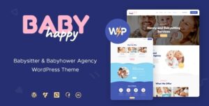 Happy Baby | Dịch vụ trông trẻ & trông trẻ Chủ đề WordPress cho trẻ em