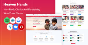 Heaven Hands- Chủ đề WordPress từ thiện và gây quỹ phi lợi nhuận