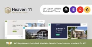 Heaven11 | Property & Apartment Real Estate WordPress Theme