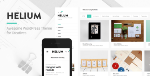 Helium - Chủ đề danh mục đầu tư và blog hiện đại