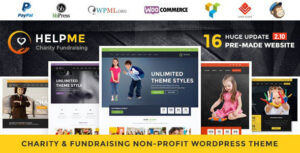 HelpMe - Nonprofit Charity WordPress Theme