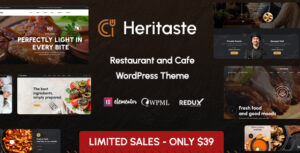 Heritaste - Chủ đề WordPress nhà hàng